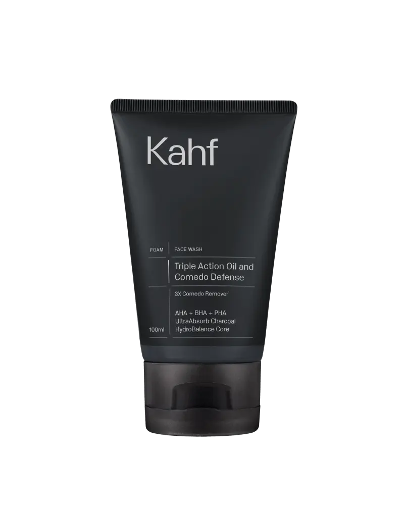 Kahf Triple Action Oil and Comedo Defense Face Wash 100ml